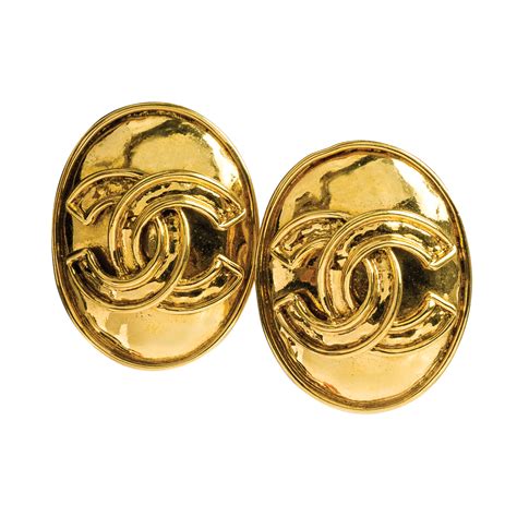 chanel.earrings|chanel symbol earrings.